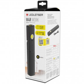 LAMPE POCHE 220LM RECHARG.  W4R WORK    LED LENSER