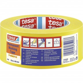 RUBAN MARQ.TESAFLEX JAUNE   4169  50MM X 33M  TESA