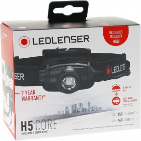 HOOFDLAMP 300LM-160M-30U    H5 CORE (2XAA)    LED